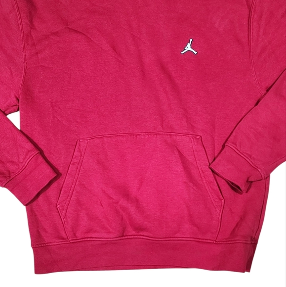 Nike Air Jordan Pullover Hoodie Red Size Med - Picture 7 of 8